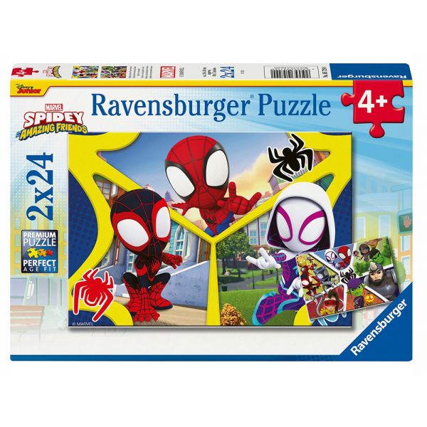 RAVENSBURGER ΠΑΖΛ 2X24 τεμ. SPIDEY AND FRIENDS