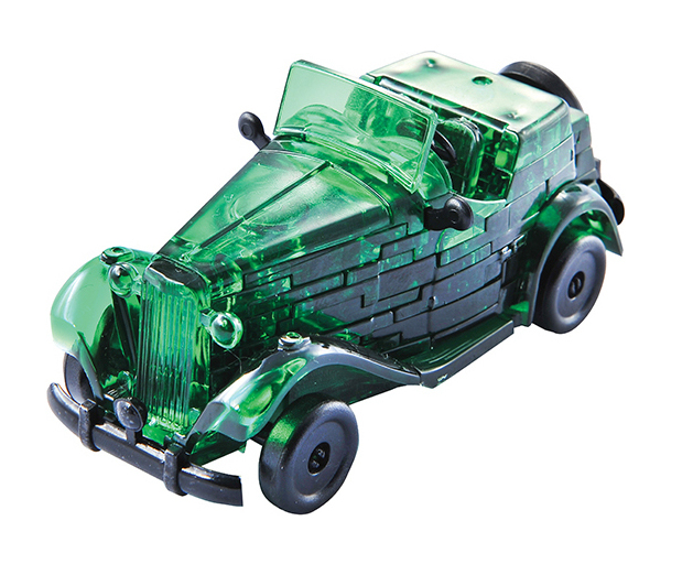 CRYSTAL PUZZLES 3D PUZZLE 53 Pcs CLASSIC GREEN CAR