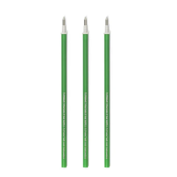 LEGAMI REFILL FOR GEL ERASABLE PEN 0.7mm 3 pcs GREEN