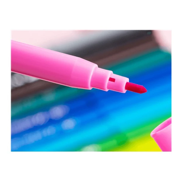 DELI WASHABLE COLORUN MARKERS 12 COLOURS 1-1.2mm