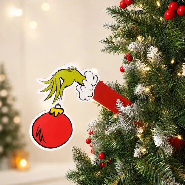 ΞΥΛΙΝΟ ΔΙΑΚΟΣΜΗΤΙΚΟ ΔΕΝΤΡΟΥ ΧΕΡΙ GRINCH 60 εκ.