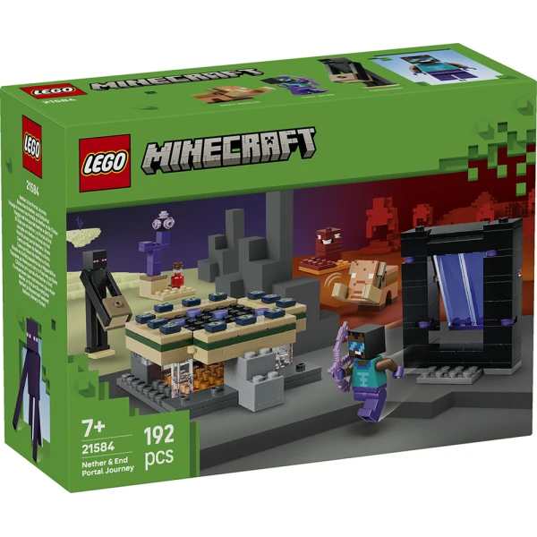 LEGO® MINECRAFT® ΤΑΞΙΔΙ ΣΤΑ ΈΓΚΑΤΑ & ΣΤΗΝ ΠΥΛΗ ΤΟΥ ΤΕΛΟΥΣ