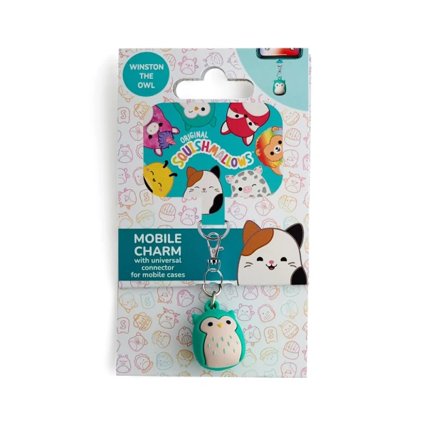 SQUISHMALLOWS UNIVERSAL ΜΠΡΕΛΟΚ ΚΙΝΗΤΟΥ ΜΕ PAD ΣΥΝΔΕΣΗΣ - WINSTON THE OWL