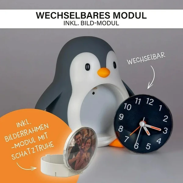MEGALIGHT ΡΟΛΟΙ ΞΥΠΝΗΤΗΡΙ POPPY PENGUIN ΜΕ ΦΩΣ
