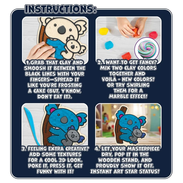 SPLAT PLANET MESS-FREE PAINT KIT WITH CLAY ANIMALS