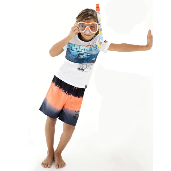 ENERGIERS SWIMSUIT/BERMUDA PANTS  BOY COLORFUL