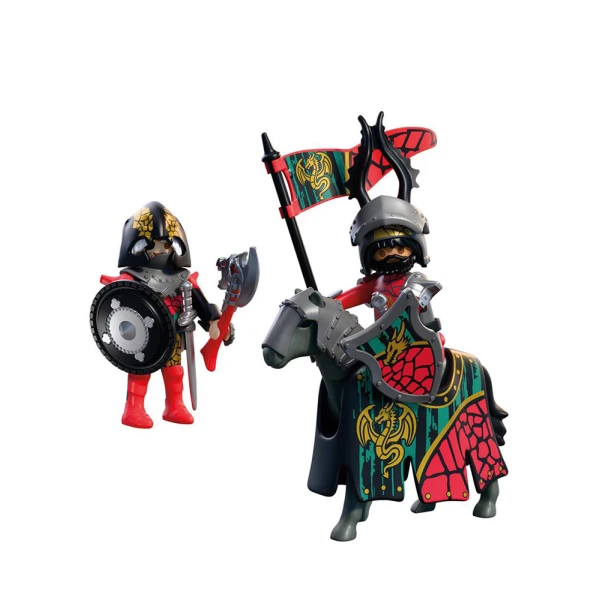 PLAYMOBIL KNIGHTS ΑΡΧΗΓΟΣ ΙΠΠΟΤΩΝ ΔΡΑΚΩΝ ΚΑΙ ΠΟΛΕΜΙΣΤΗΣ