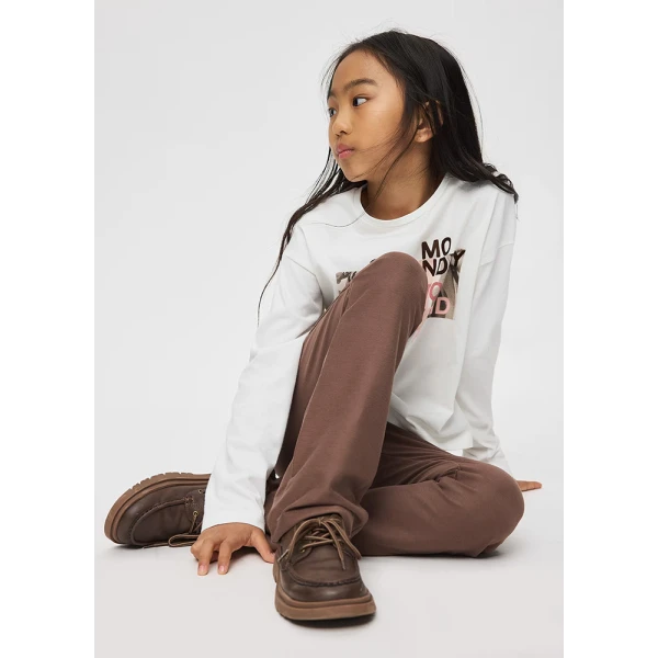 MAYORAL SET LEGGINGS BROWN