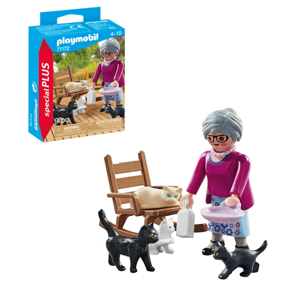 PLAYMOBIL SPECIAL PLUS GRANNY WITH CATS