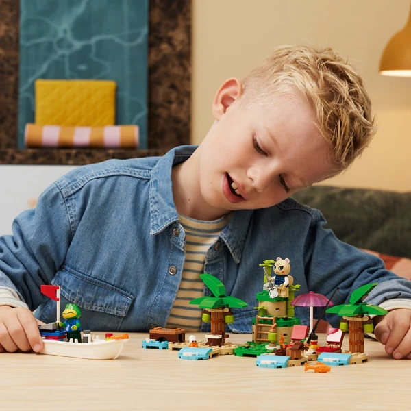 LEGO® ANIMAL CROSSING™ ΠΕΡΙΗΓΗΣΗ ΤΟΥ KAPP\'N ΜΕ ΒΑΡΚΑ ΣΤΟ ΝΗΣΙ