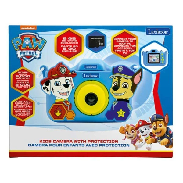 LEXIBOOK KIDS CAMERA WITH PAW PATROLPROTECTIVE CASE