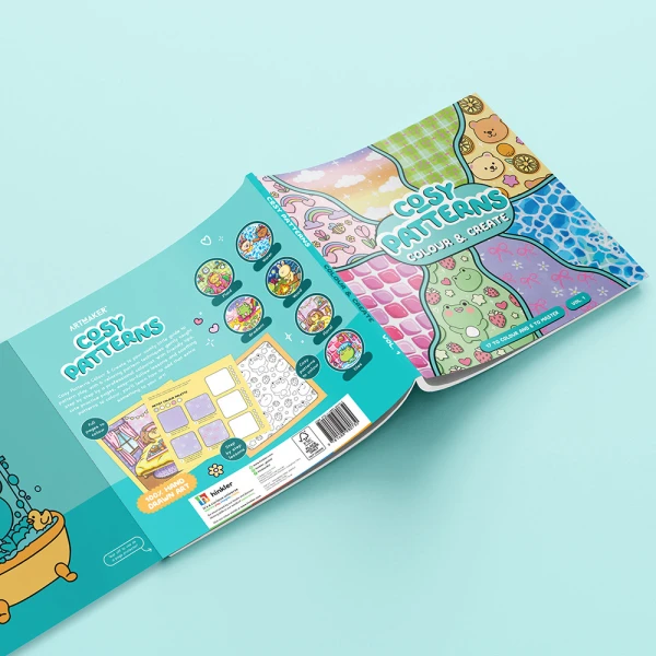 ART MAKER COSY COLOURING ΒΙΒΛΙΟ ΖΩΓΡΑΦΙΚΗΣ SATISFYING PATTERNS