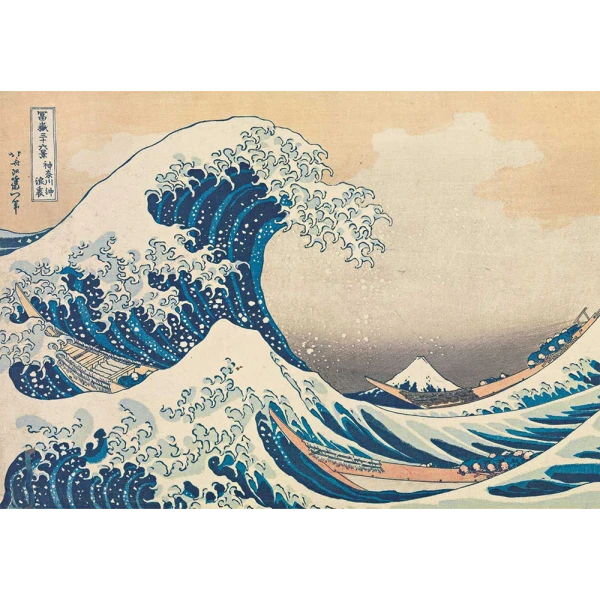 CLEMENTONI PUZZLE MUSEUM COLLECTION HOKUSAI THE BIG WAVE 1000 pcs