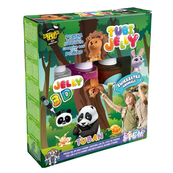 TUBAN ΣΕΤ TUBI JELLY ΖΩΑ ΓΙΑ ΔΗΜΙΟΥΡΓΙΑ 3D ΦΙΓΟΥΡΩΝ GEL