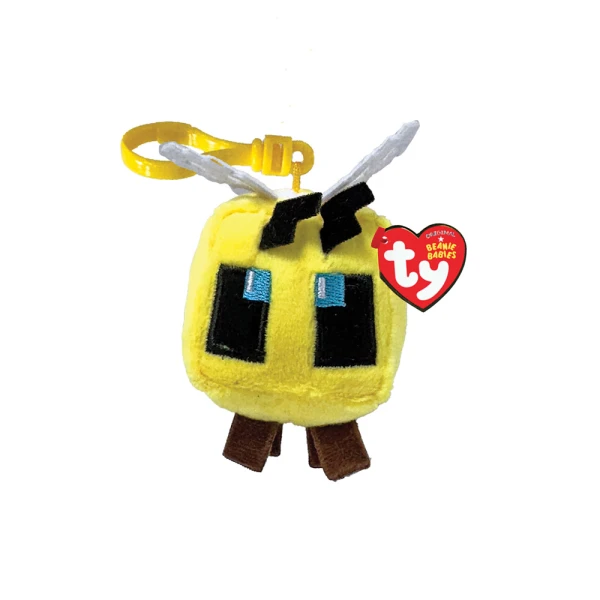 TY BEANIE BABIES ΧΝΟΥΔΩΤΟ ΚΛΙΠ MINECRAFT BEE 8,5 εκ.