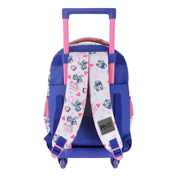 MUST TEAM ΤΣΑΝΤΑ TROLLEY ΔΗΜΟΤΙΚΟΥ 34Χ20Χ44 εκ. 3 ΘΗΚΕΣ STITCH & ANGEL