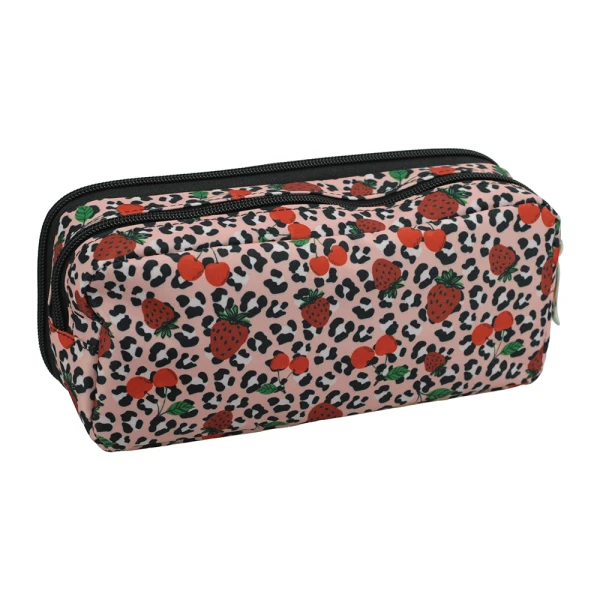 BACK ME UP OVAL PENCIL CASE FASHION BEAR