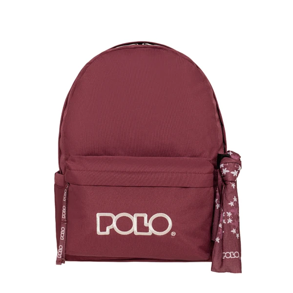 POLO 2026 BACKPACK ORIGINAL DOUBLE SCARF BORDEUX-ICE
