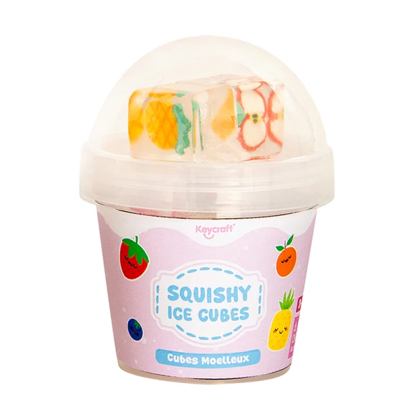 KEYCRAFT SQUISHY ICE CUBES ΦΡΟΥΤΑ - 6 ΣΧΕΔΙΑ