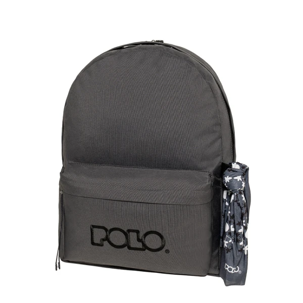 POLO 2026 BACKPACK ORIGINAL DOUBLE SCARF TITANIUM-BLACK