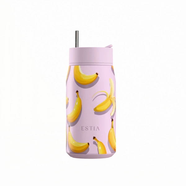 ESTIA HOME ART ΘΕΡΜΟΣ LENS SAVE THE AEGEAN 360ml BANANA MOOD