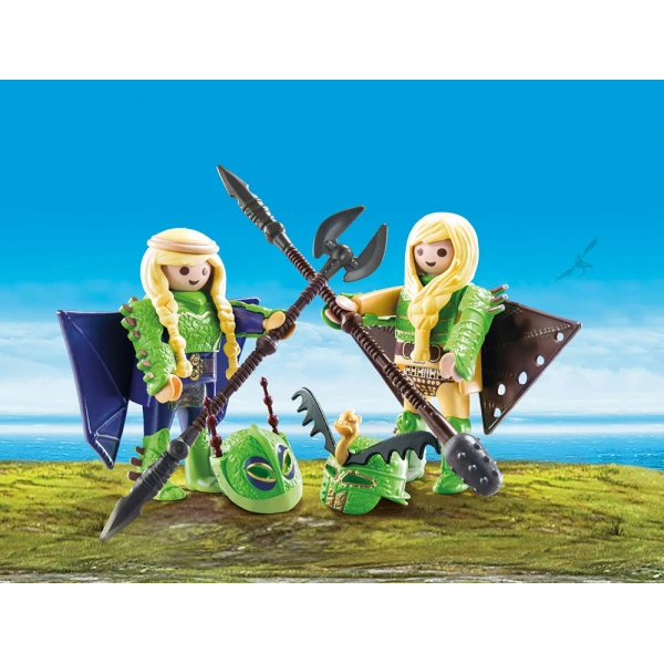 PLAYMOBIL DRAGONS Ο ΠΕΤΡΑΣ ΚΑΙ Η ΠΕΤΡΑ ΜΕ ΦΤΕΡΟΣΤΟΛΗ