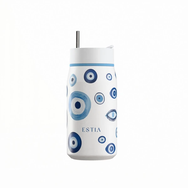 ESTIA HOME ART ΘΕΡΜΟΣ LENS SAVE THE AEGEAN 360ml SPIRIT OF LUCK