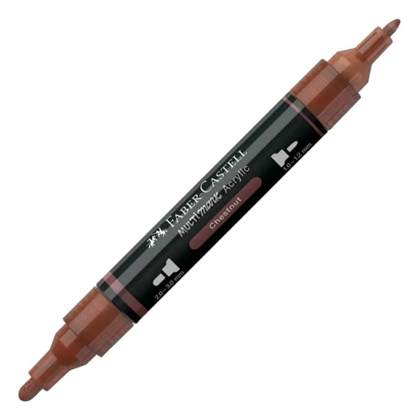 FABER-CASTELL ΑΚΡΥΛΙΚΟΣ ΜΑΡΚΑΔΟΡΟΣ MULTIMARK ΧΡΩΜΑ 378 CHESTNUT