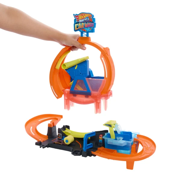HOT WHEELS MEGA ΠΛΥΝΤΗΡΙΟ ΧΡΩΜΟΚΕΡΑΥΝΩΝ ΜΕ ΛΟΥΠ