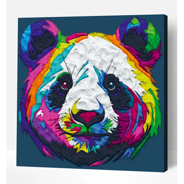 SPLAT PLANET ΣΕΤ ΖΩΓΡΑΦΙΚΗΣ ΜΕ ΠΗΛΟ ΣΕ ΚΑΜΒΑ 30X30 εκ. PANDA