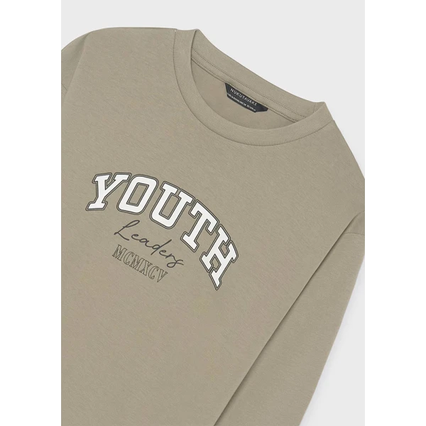 MAYORAL T-SHIRT ΜΑΚΡΥΜΑΝΙΚΟ BASIC ΜΠΕΖ