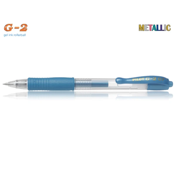 PILOT PEN G-2 0.7 METALLIC BLUE