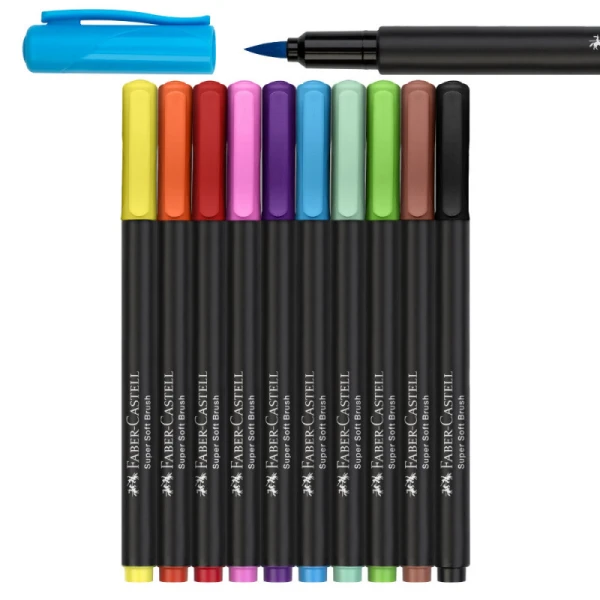 FABER-CASTELL ΜΑΡΚΑΔΟΡΟΙ BLACK EDITION ΣΕΤ 10 ΧΡΩΜΑΤΑ