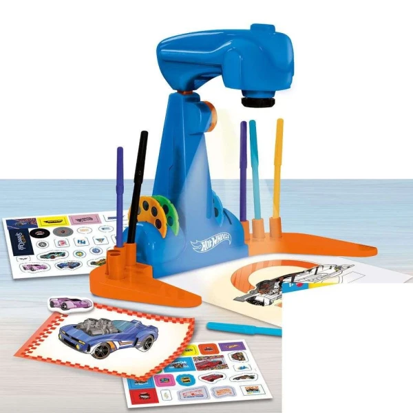 LISCIANI DRAWING SCHOOL HOT WHEELS WITH PROJECTOR
