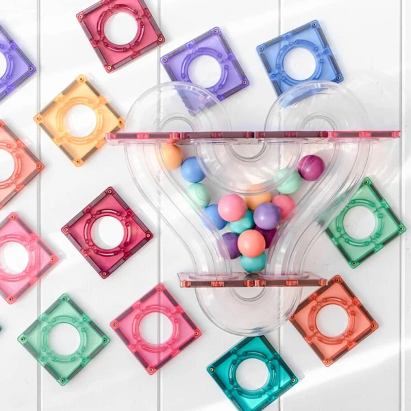 CONNETIX ΜΑΓΝΗΤΙΚΑ ΤΟΥΒΛΑΚΙΑ PASTEL BALL RUN PACK 106 τεμ.