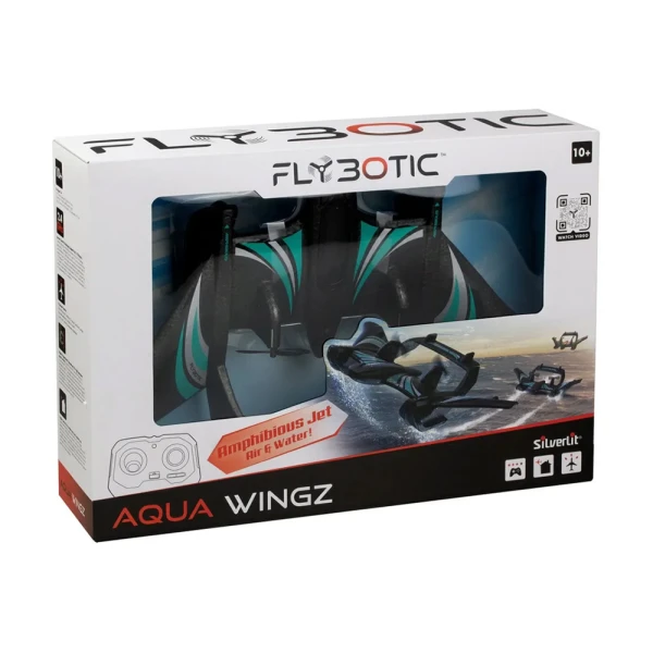 SILVERLIT ΤΗΛΕΚΑΤΕΥΘΥΝΟΜΕΝΟ ΑΕΡΟΠΛΑΝΟ FLYBOTIC AQUA WINGZ