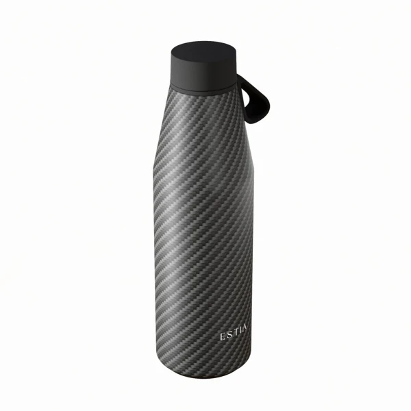 ESTIA HOME ART ΘΕΡΜΟΣ FLOW SAVE THE AEGEAN 500ml CARBON FIBRE