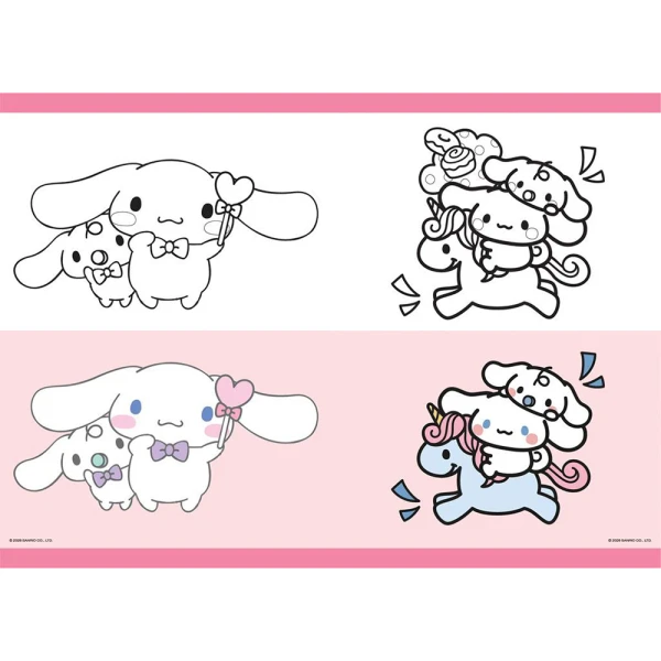 ΤΕΤΡΑΔΙΟ ΚΑΡΦΙΤΣΑ 17Χ25 εκ. 40 ΦΥΛΛΑ CINNAMOROLL - 2 ΣΧΕΔΙΑ