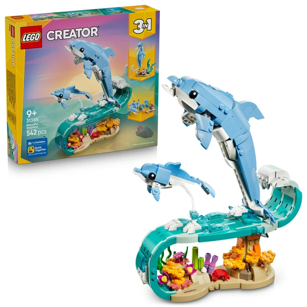 LEGO® CREATOR ΘΑΛΑΣΣΙΑ ΖΩΑ: ΌΜΟΡΦΑ ΔΕΛΦΙΝΙΑ