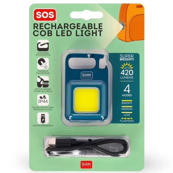 LEGAMI RECHARGABLE COB LED LIGHT TORCH