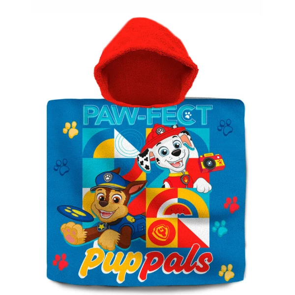 ΒΑΜΒΑΚΕΡΟ ΠΟΝΤΣΟ 60Χ120 cm PAW PATROL
