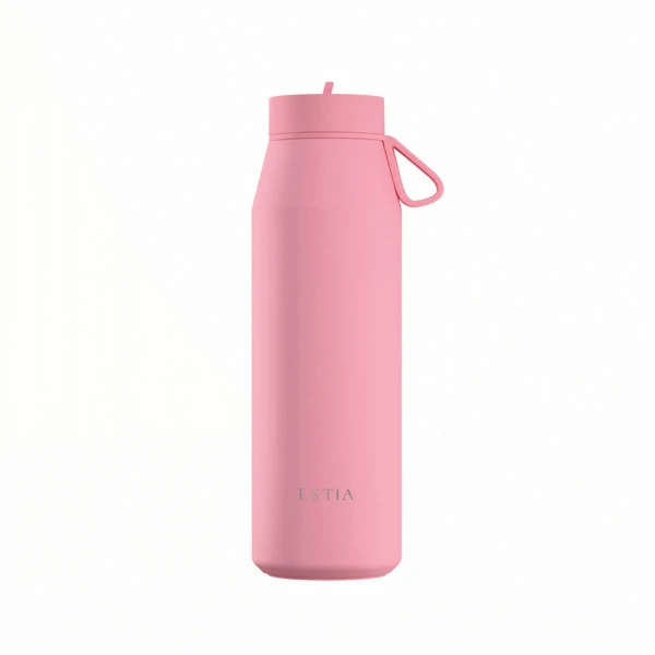 ESTIA HOME ART THERMOS PULSE SAVE THE AEGEAN 800ml ROSE