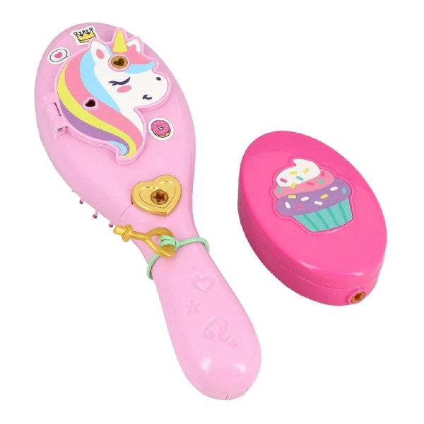 FUNLOCKETS ΜΥΣΤΙΚΗ ΒΟΥΡΤΣΑ ΜΑΛΛΙΩΝ ΜΕ GLITTER