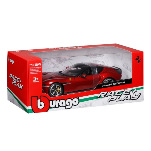 BBURAGO 1:24 FERRARI 12CILINDRI RED