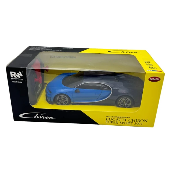 RW RC STREET CARS ΤΗΛΕΚΑΤΕΥΘΥΝΟΜΕΝΟ ΑΥΤΟΚΙΝΗΤΟ 1:24 BUGATTI CHIRON - 2 ΧΡΩΜΑΤΑ