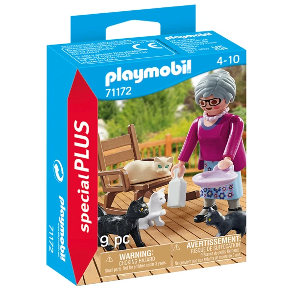 PLAYMOBIL SPECIAL PLUS GRANNY WITH CATS