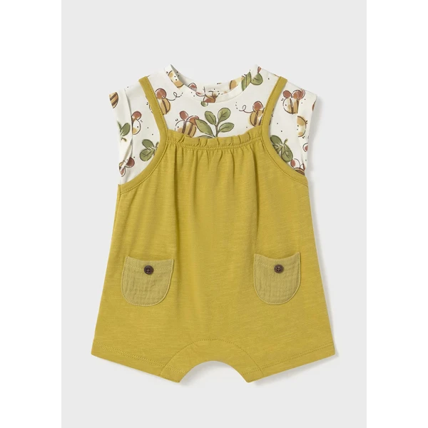 MAYORAL ONESIE COTTON OLIVE 