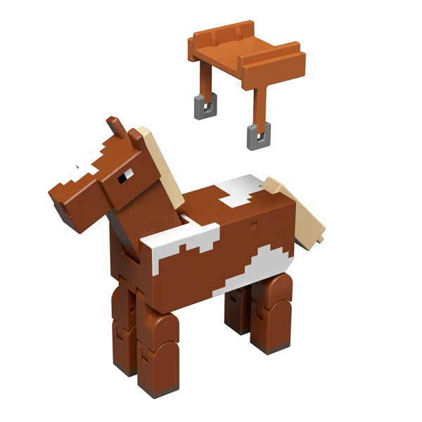 MINECRAFT ΣΕΤ 2 ΦΙΓΟΥΡΕΣ - STABLE MASTER MAKENA & HORSE