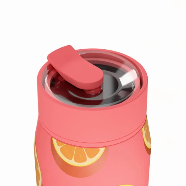 ESTIA HOME ART ΘΕΡΜΟΣ LENS SAVE THE AEGEAN 360ml ORANGE POP