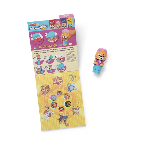 MELISSA & DOUG STICKER WOW ΑΥΤΟΚΟΛΛΗΤΑ ΣΥΛΛΟΓΗ PAW PATROL - 3 ΣΧΕΔΙΑ